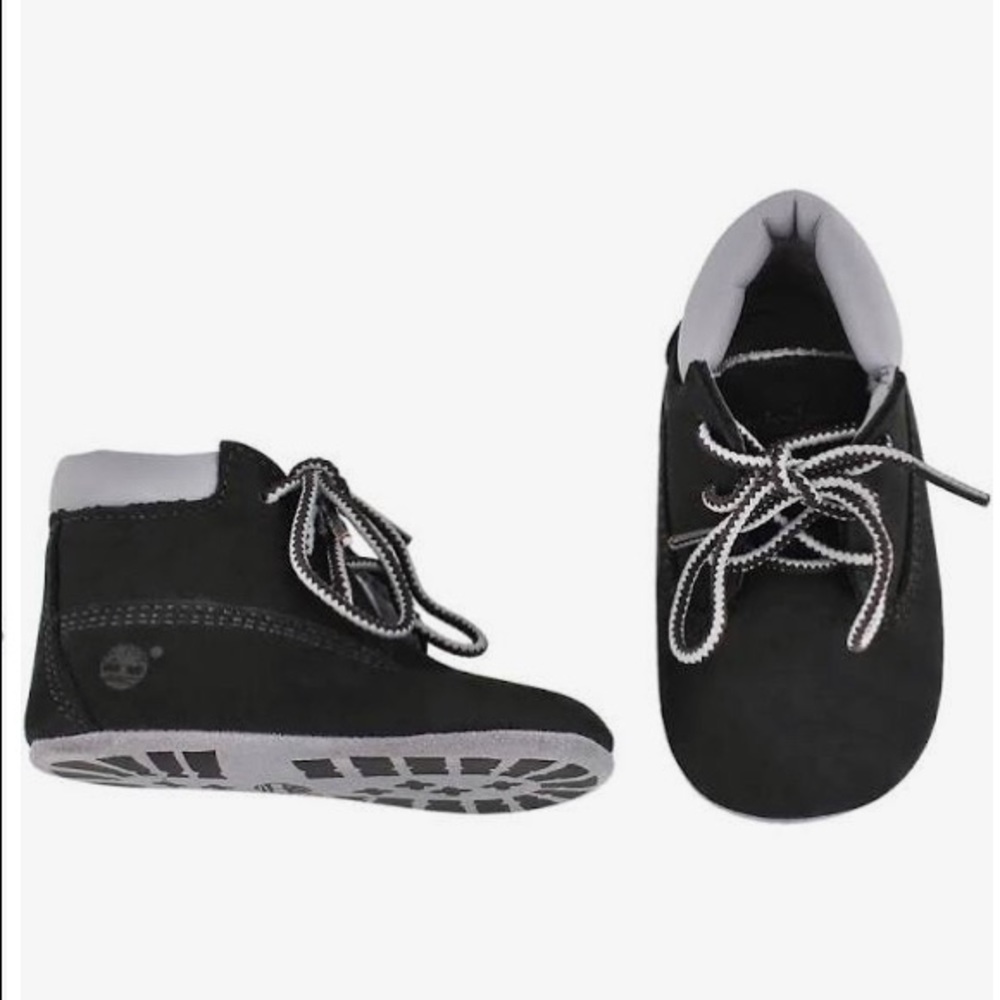 Black Timberlands Infant Booties